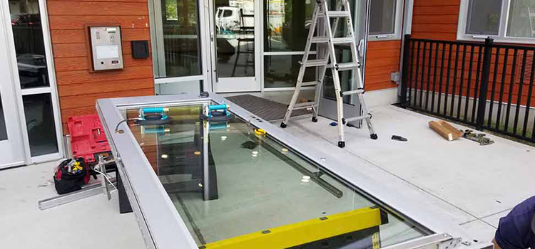 storefront door glass replacement Davis